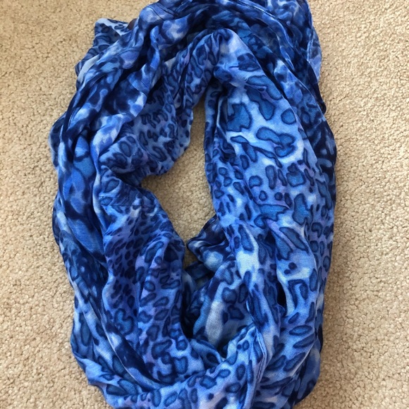 Blue Infinity Scarf